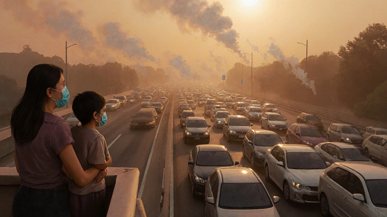 How Traffic Congestion Worsens Urban Air Quality