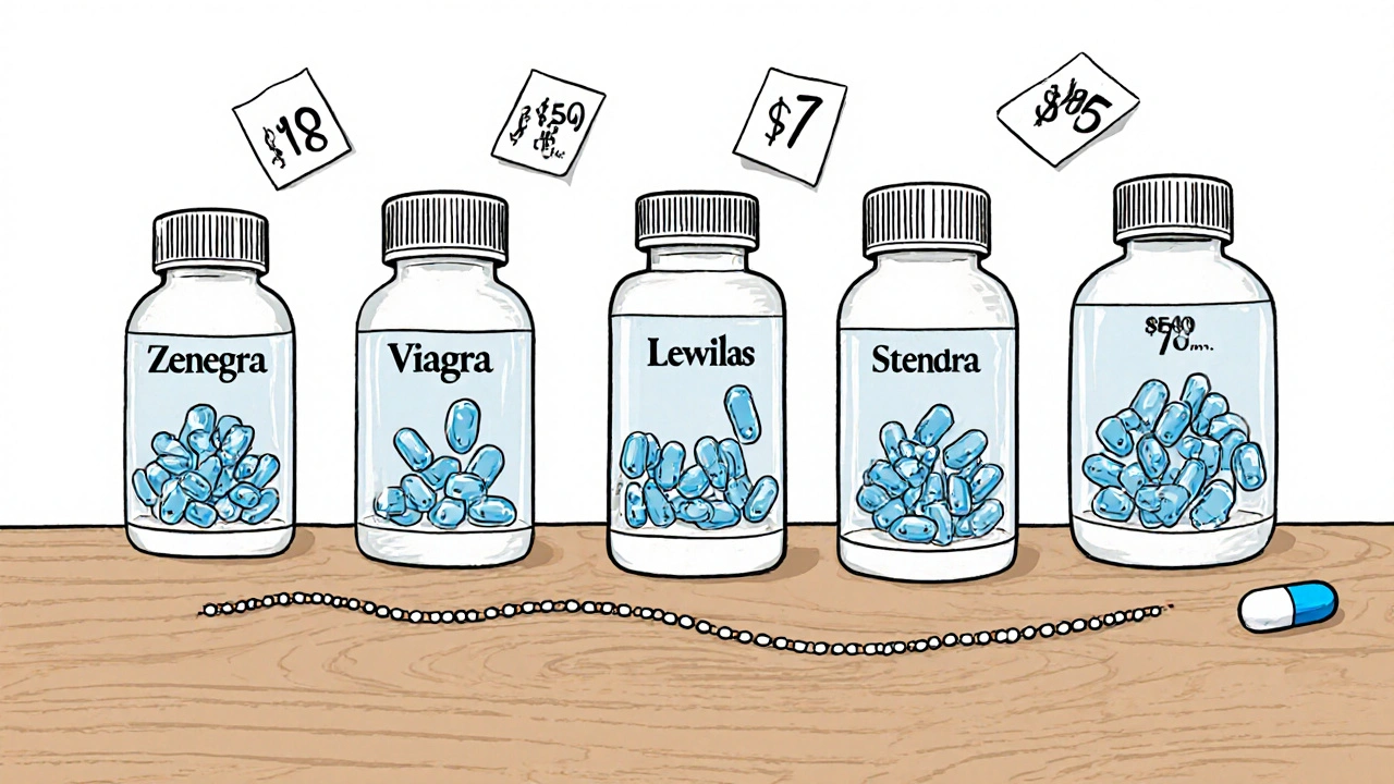 Compare Zenegra (Sildenafil) with Other ED Medications: What Works Best?