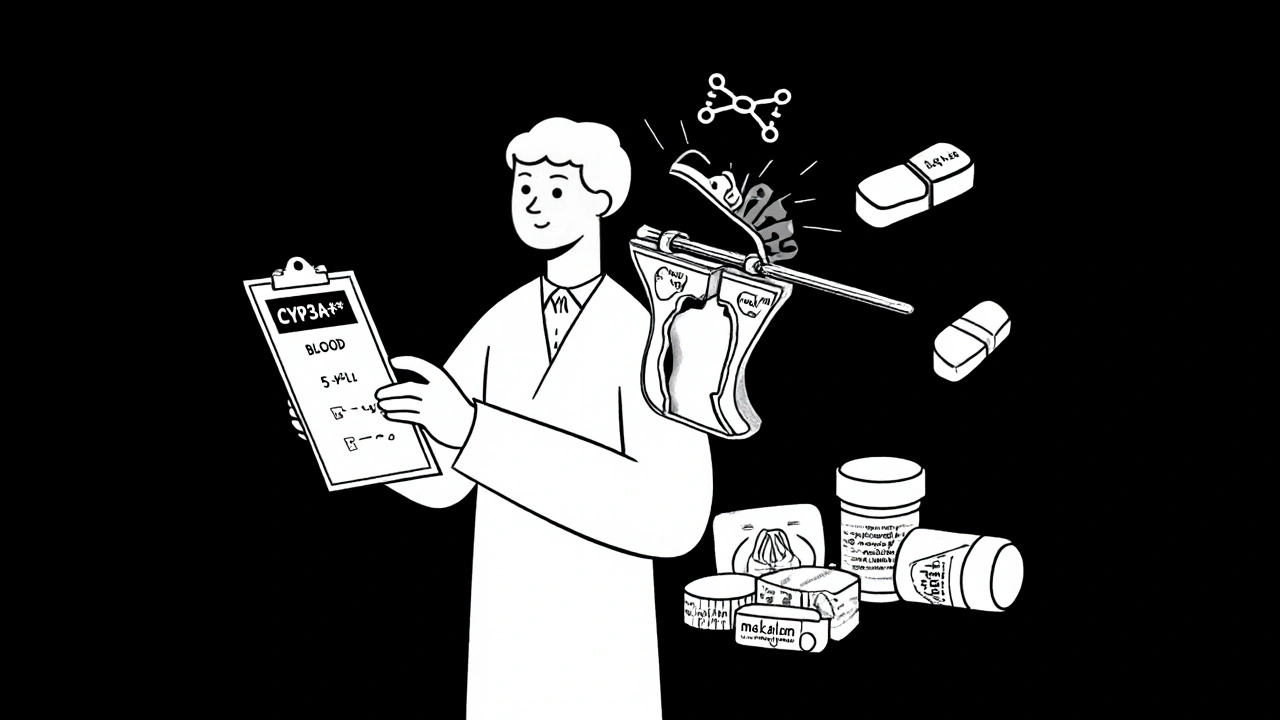 A patient&#039;s brain under pressure with genetic and electrolyte factors influencing tacrolimus neurotoxicity.