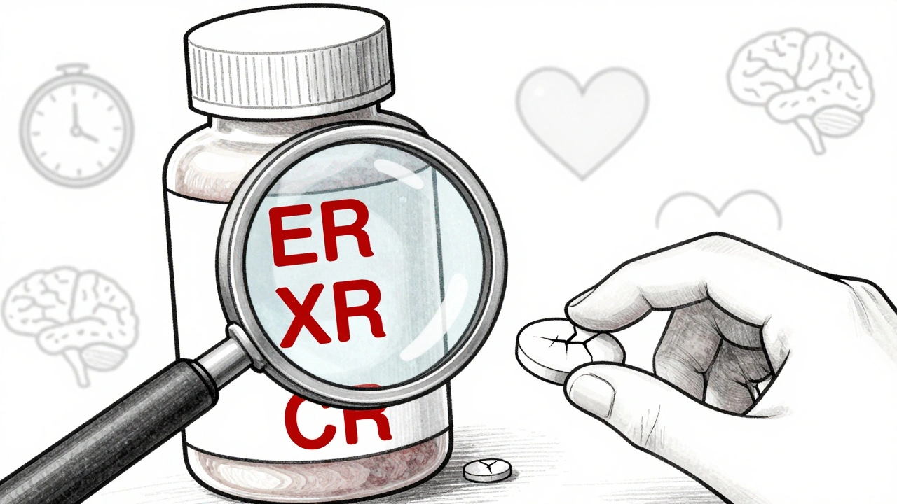 How to Read Directions for Extended-Release Medications on Labels