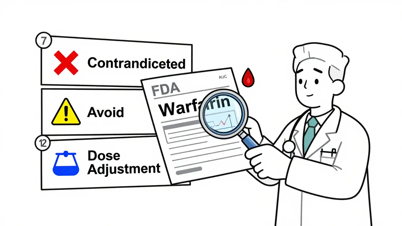 How to Read Drug Interaction Tables in FDA Labels